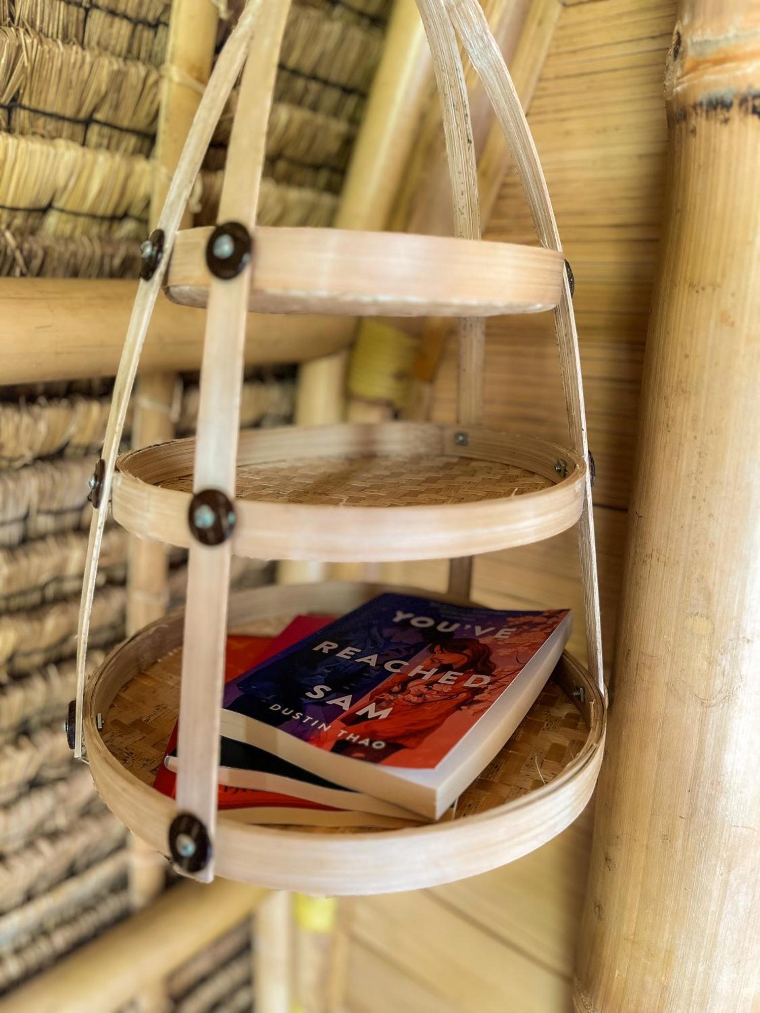 Kawig Bamboo House - Ricefield View, Eco Bamboo Home 탐파크시링 외부 사진