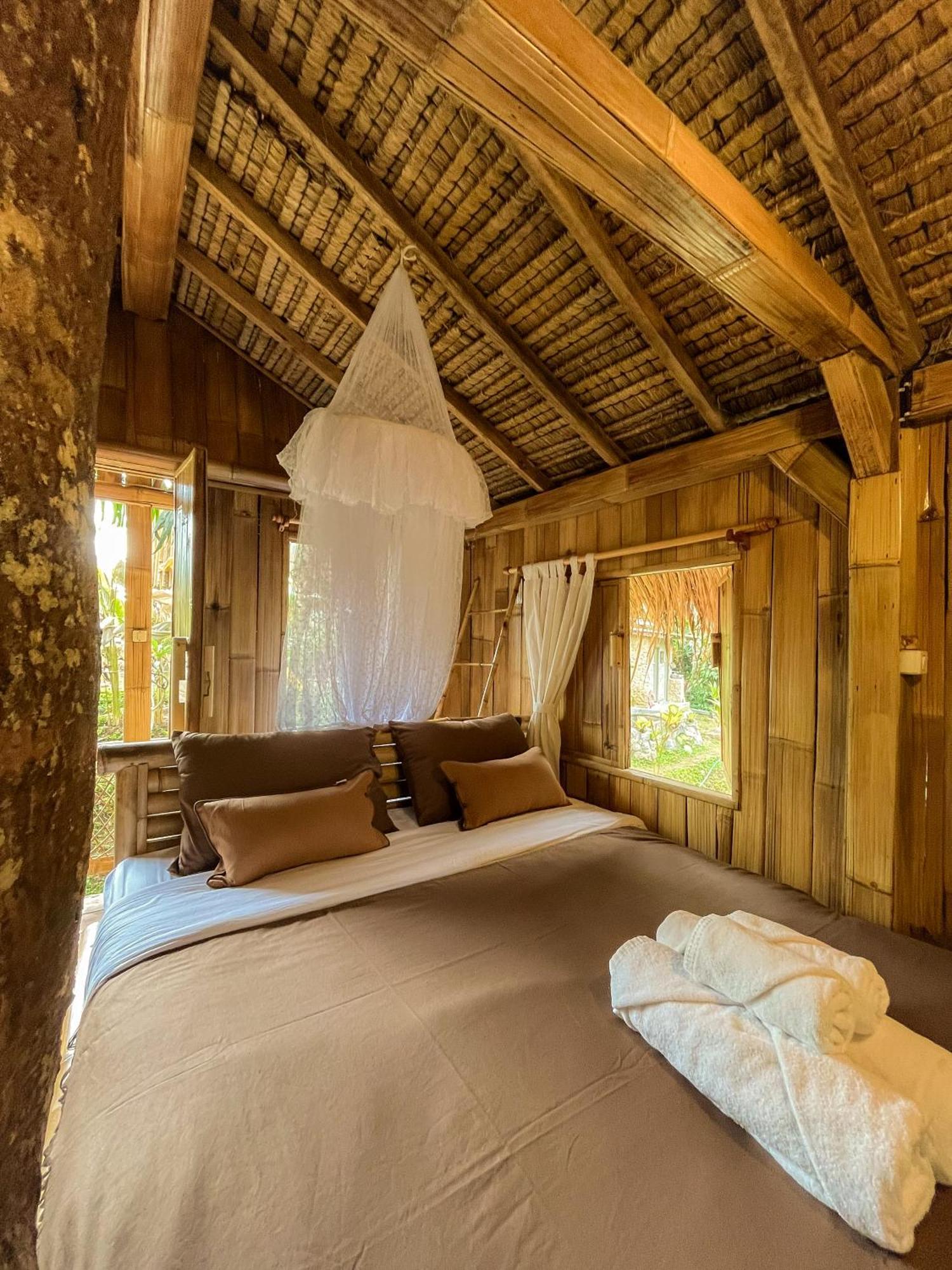 Kawig Bamboo House - Ricefield View, Eco Bamboo Home 탐파크시링 외부 사진
