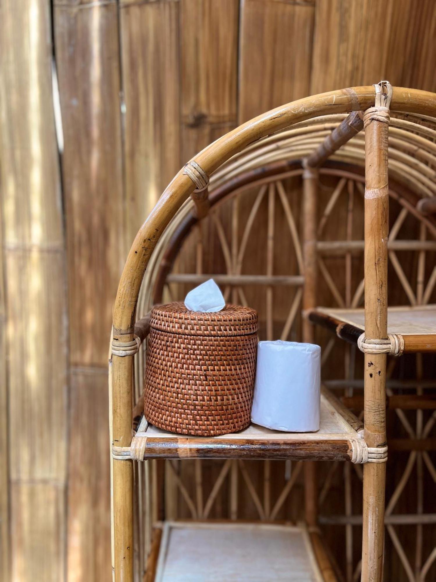 Kawig Bamboo House - Ricefield View, Eco Bamboo Home 탐파크시링 외부 사진