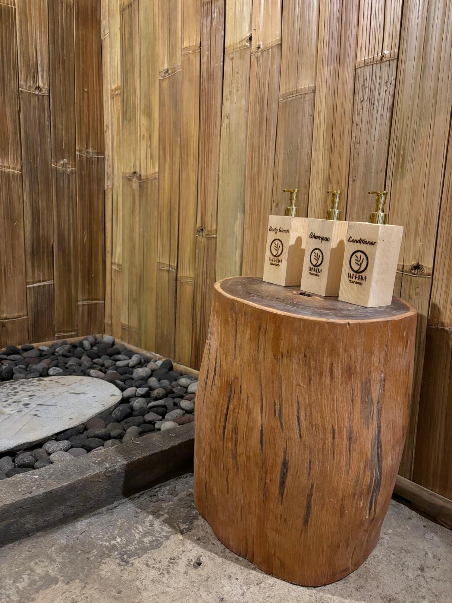 Kawig Bamboo House - Ricefield View, Eco Bamboo Home 탐파크시링 외부 사진