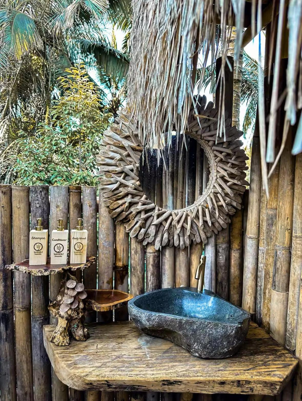 Kawig Bamboo House - Ricefield View, Eco Bamboo Home 탐파크시링 외부 사진